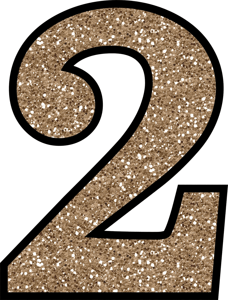 Glitter Number PNG Image High Quality PNG Image