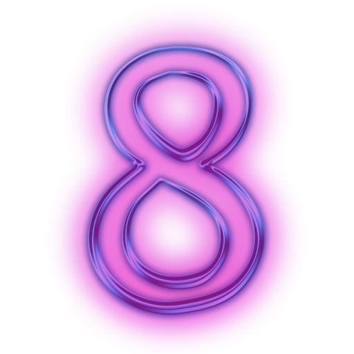8 Number PNG Free Photo PNG Image