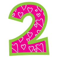 2 Number Free HD Image PNG