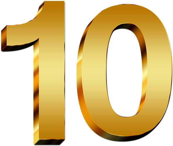 10 Number PNG File HD PNG Image