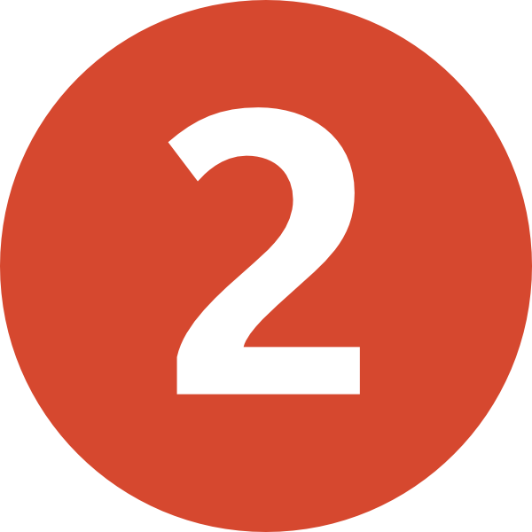 2 Number Free Clipart HD PNG Image