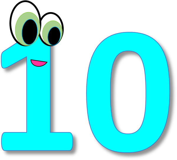 10 Number Picture Free Photo PNG Image