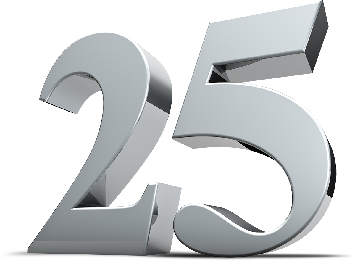 25 Number PNG Image High Quality PNG Image