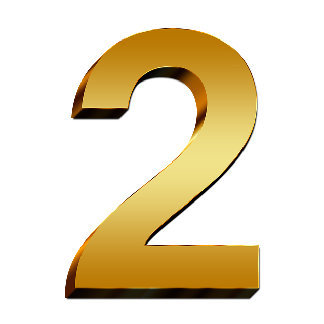 2 Number Png Transparent PNG Image