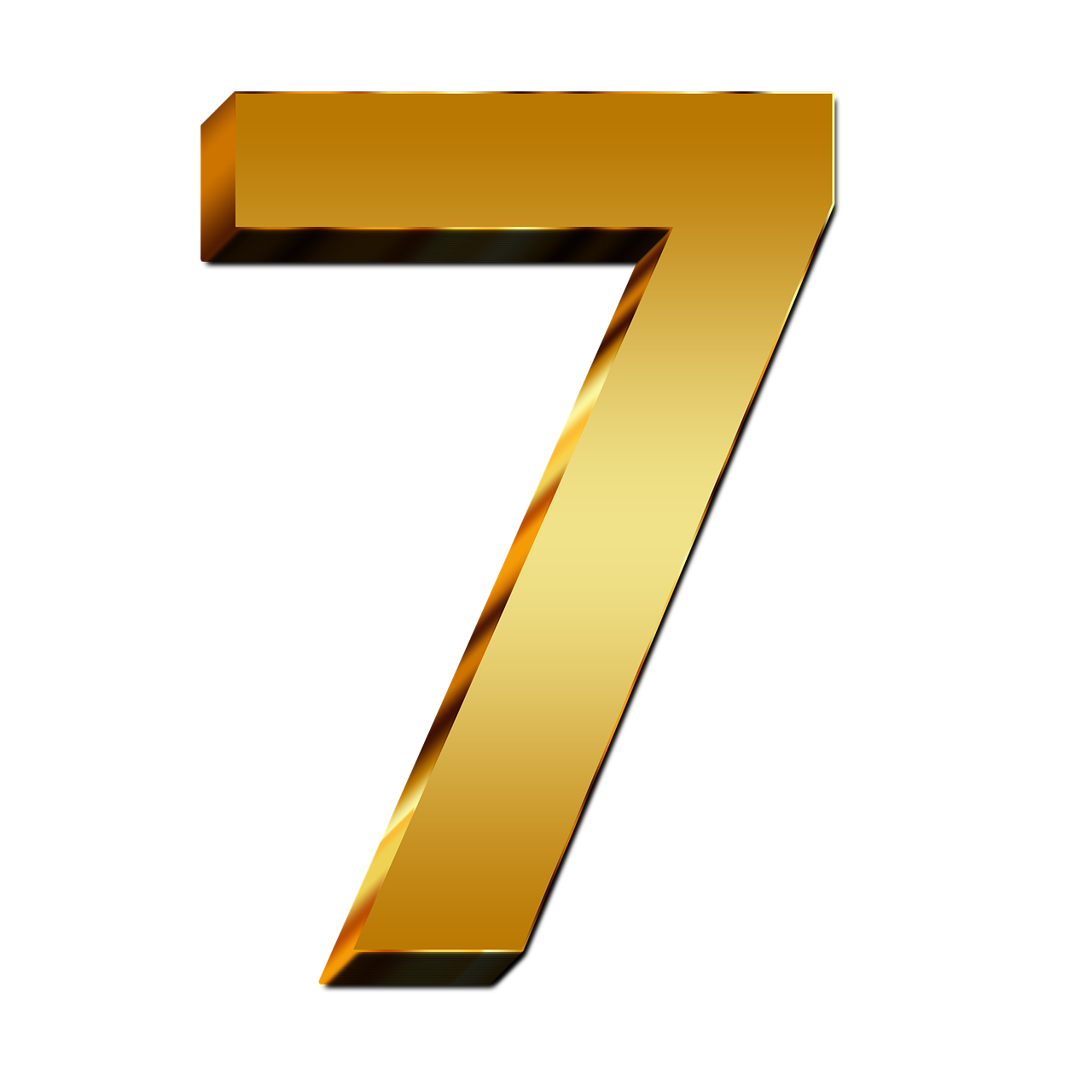 7 Number Png PNG Image