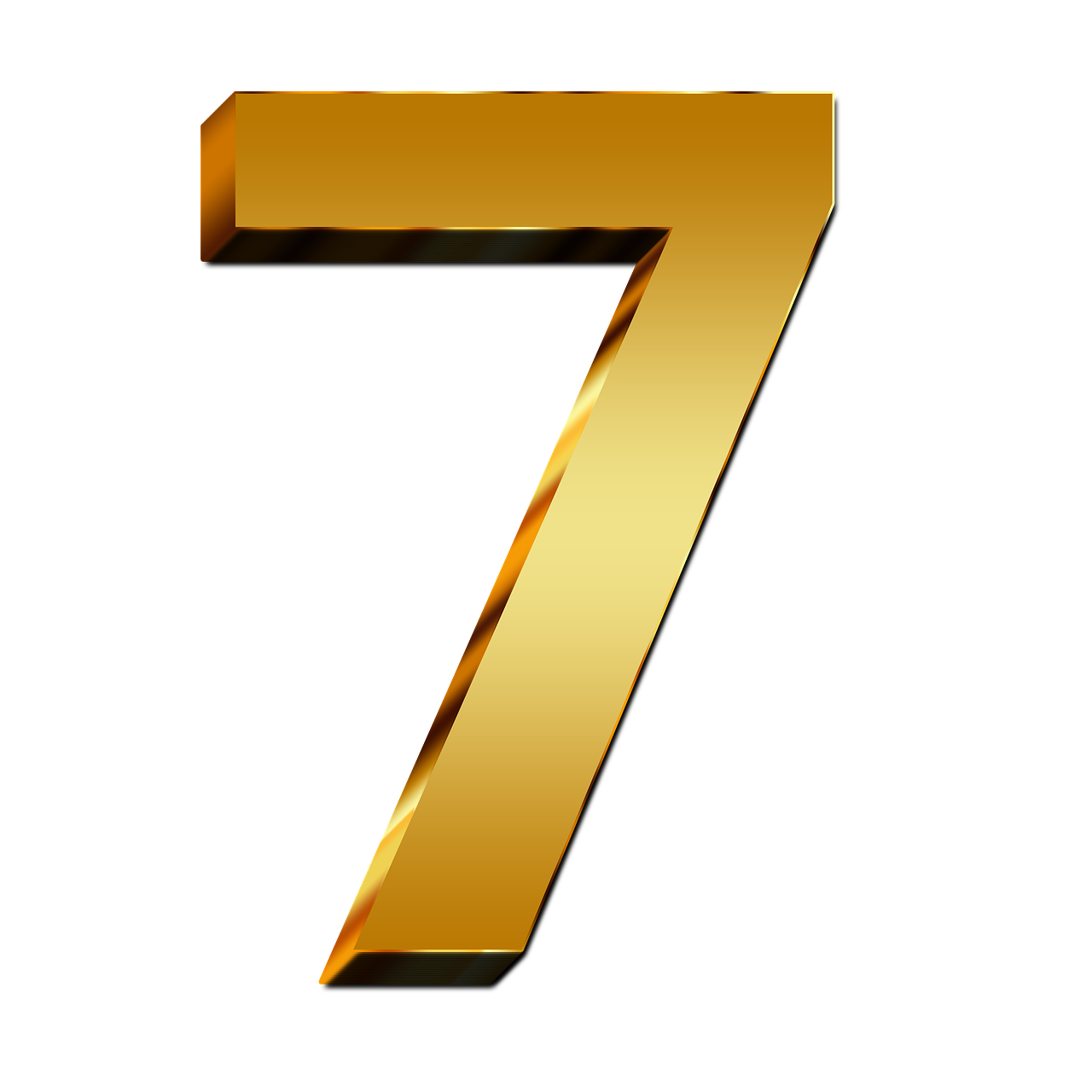 7 Number Png Transparent HQ PNG Download | FreePNGimg