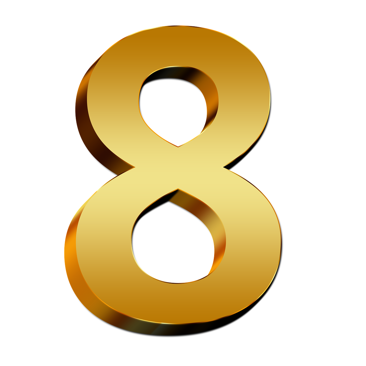 8 Number Png Transparent PNG Image