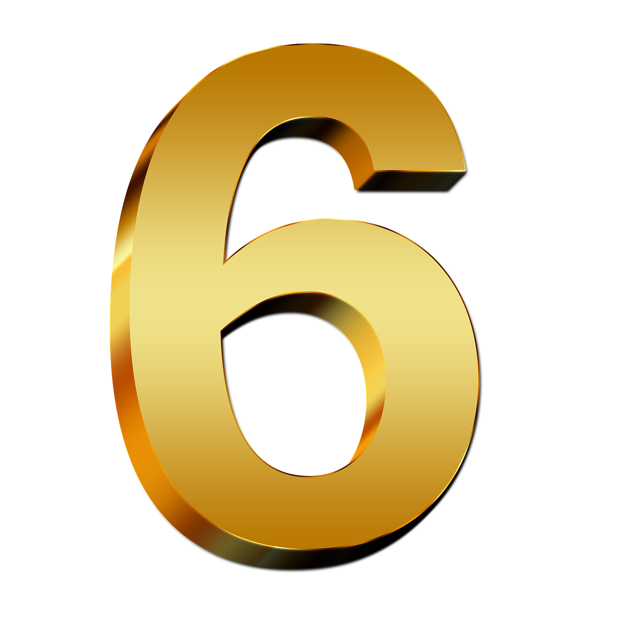 6 Transparent Download 6 Number Png Hq Png Image