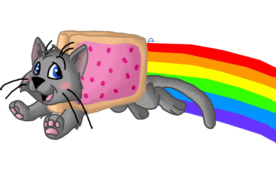 Cute Nyan Cat Free HD Image PNG Image