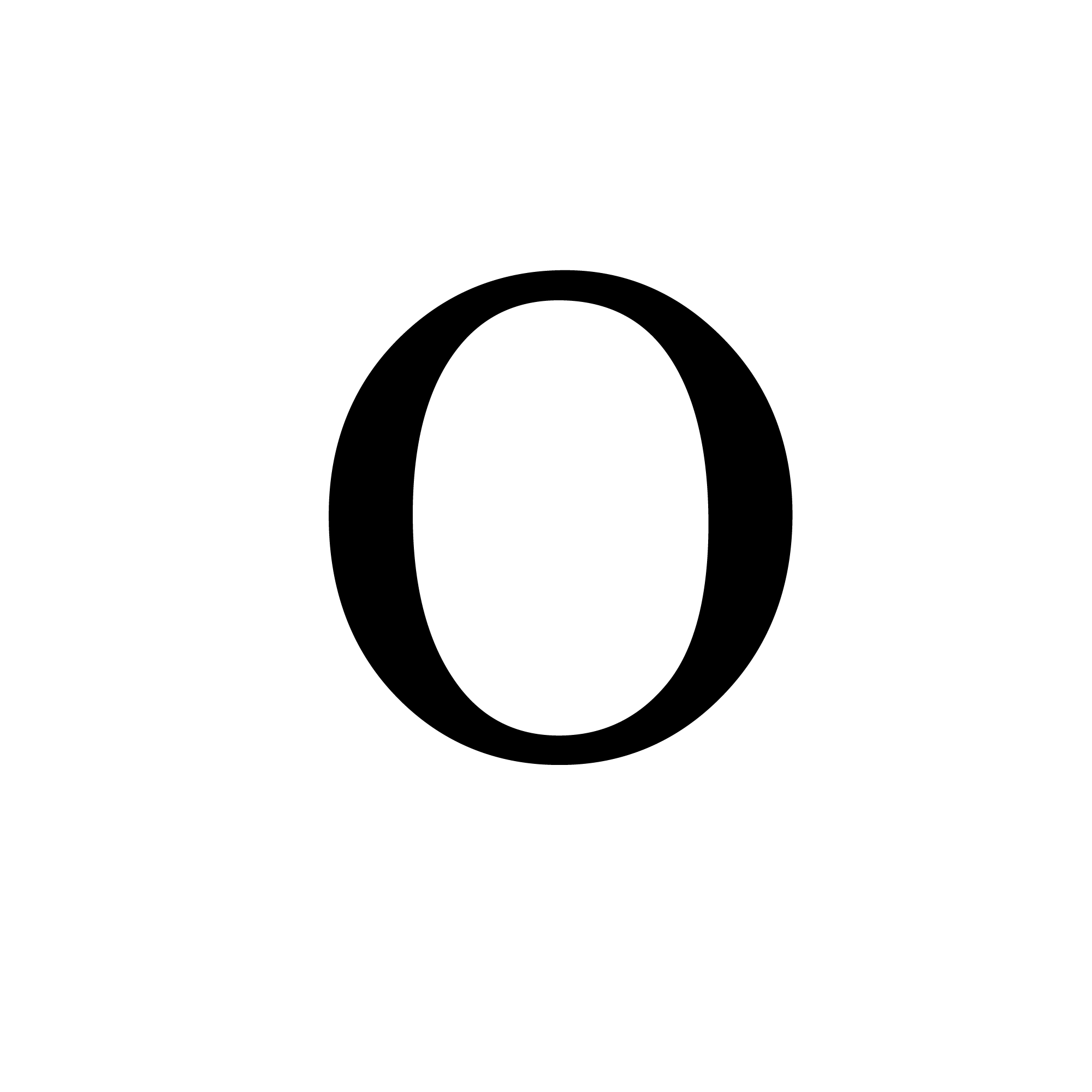 Letter O Transparent PNG Image