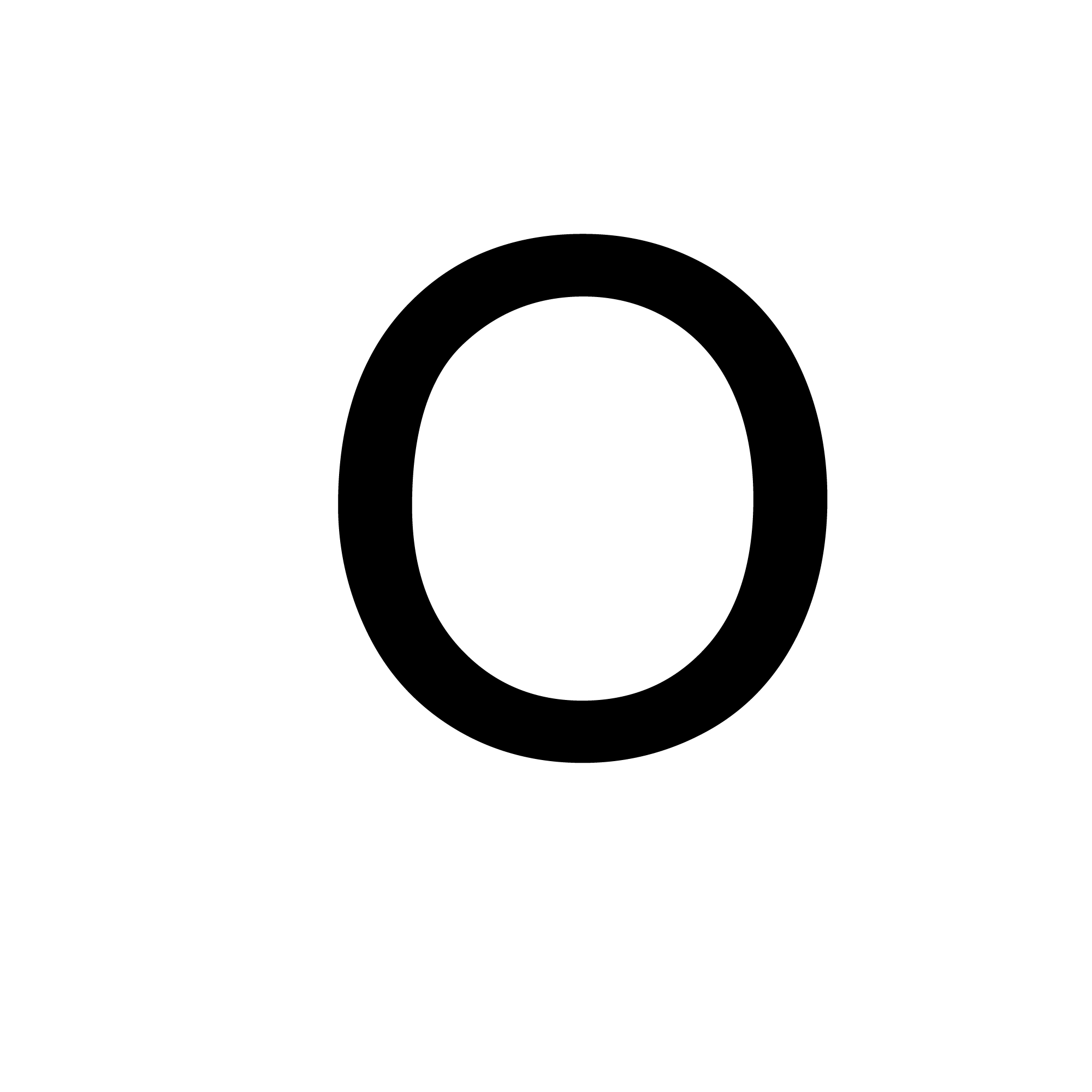Letter O Transparent PNG Image