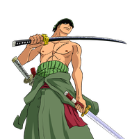 373 x 549 px  Transparent PNG images of anime scenes. Roronoa