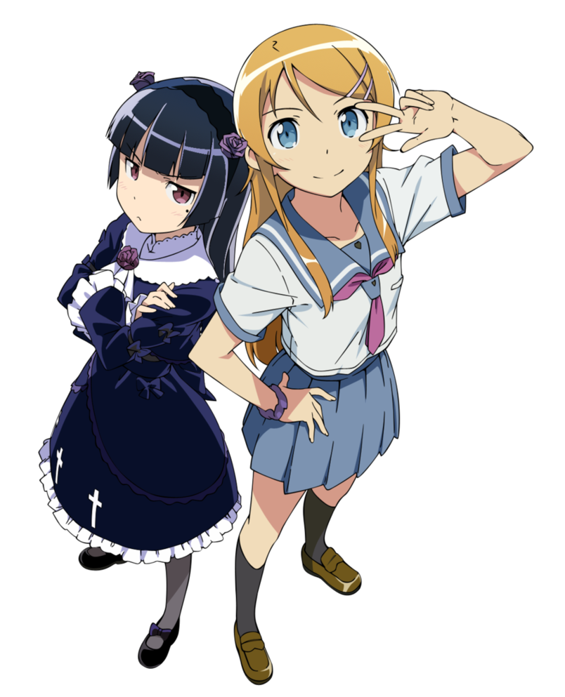 Oreimo Кирино Рури. Кирино Косака цундере.