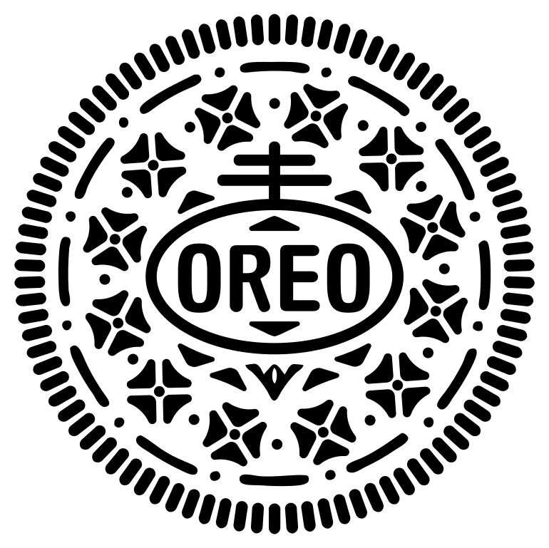 Oreo print Transparent PNG Image