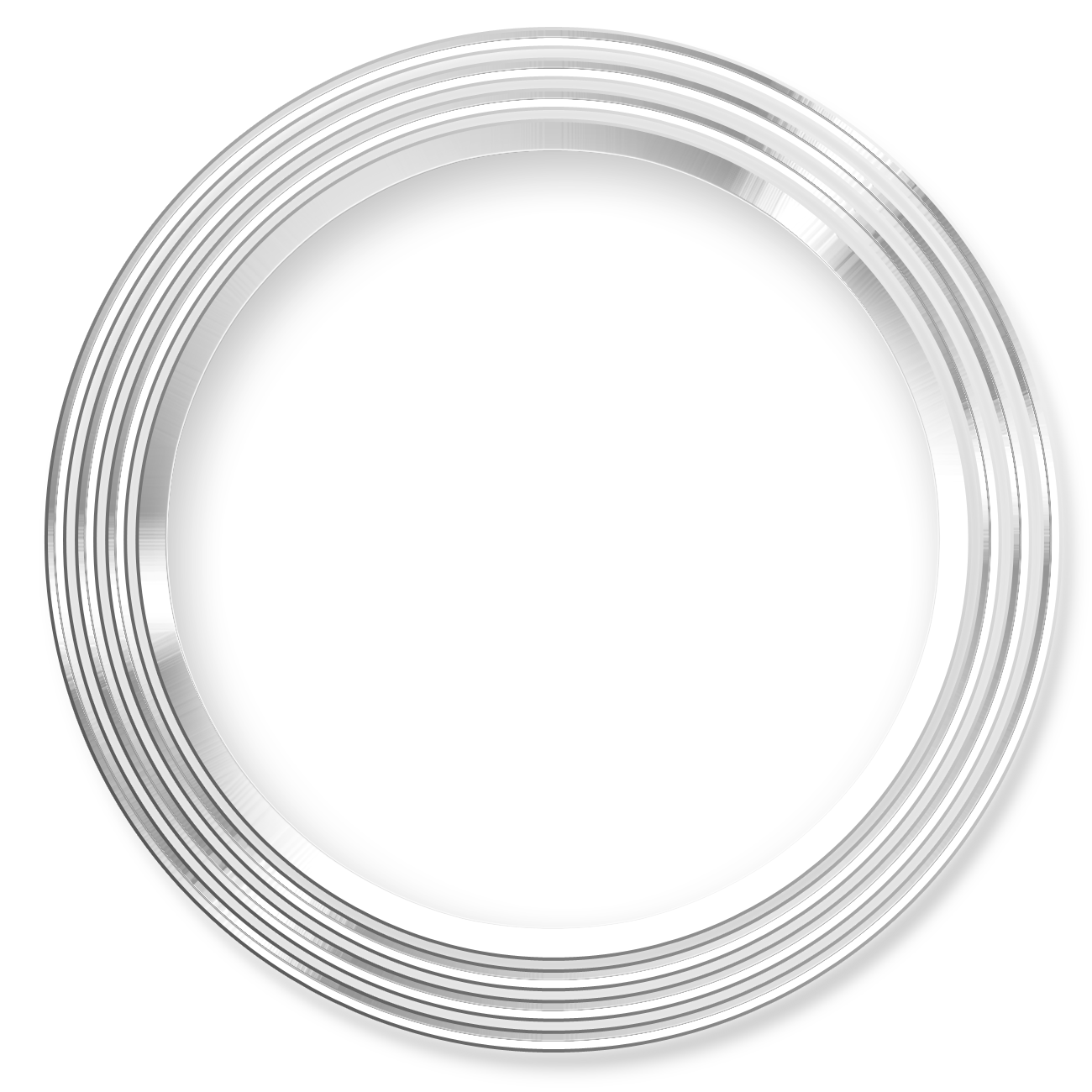 13 Round Black And White Frame Png