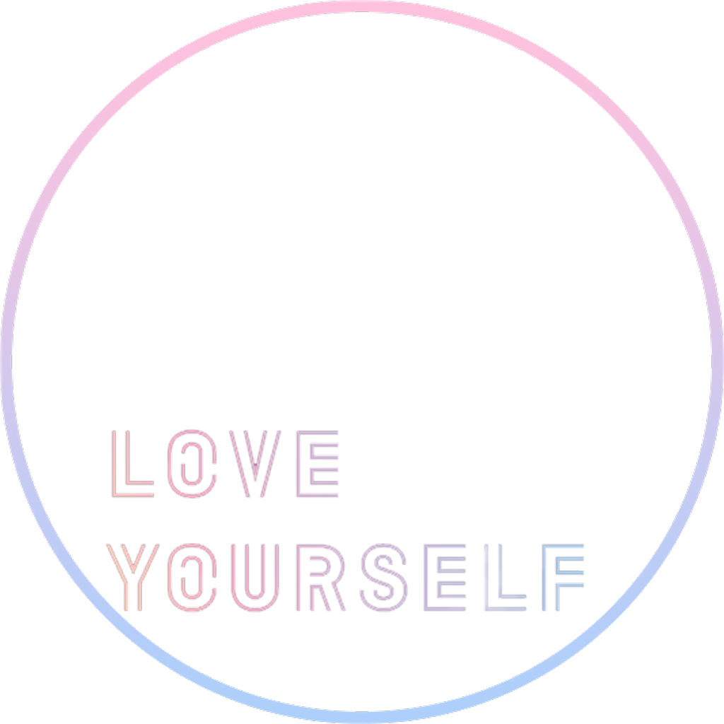 Pink Love Her Bts Tear Text Yourself PNG Image