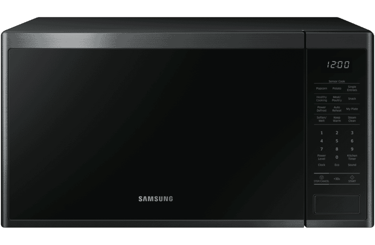 Samsung Black Oven Microwave Digital PNG Image