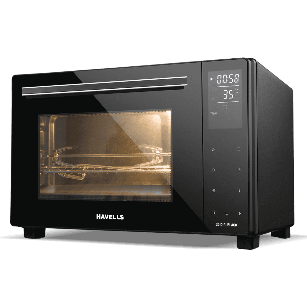 Havells Black Oven Microwave Free HQ Image PNG Image