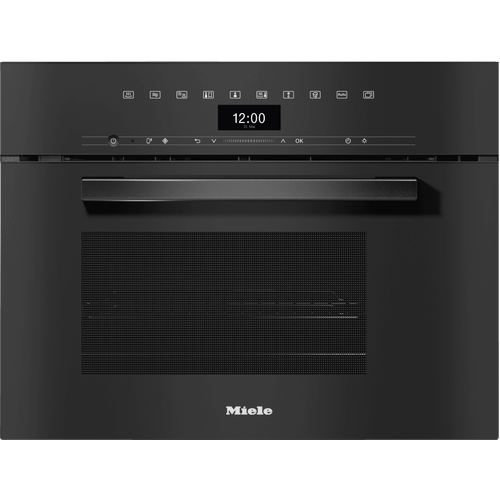 Miele Black Oven Microwave HD Image Free PNG Image