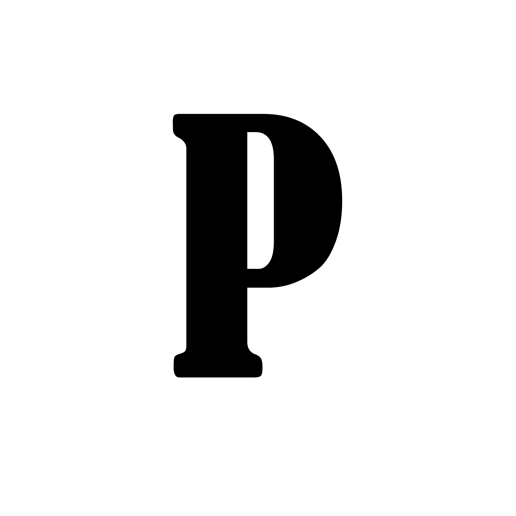 Letter P Transparent PNG Image