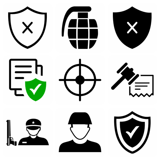Crime icon pack preview