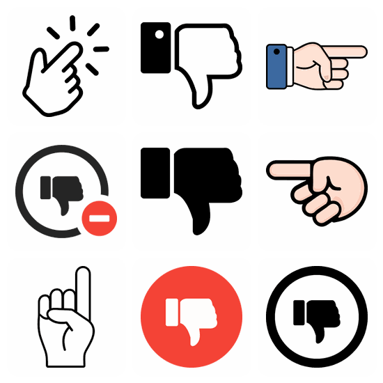 Hand icon pack preview