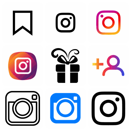 Instagram icon pack preview