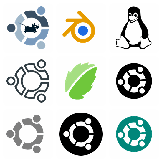 Ubuntu icon pack preview