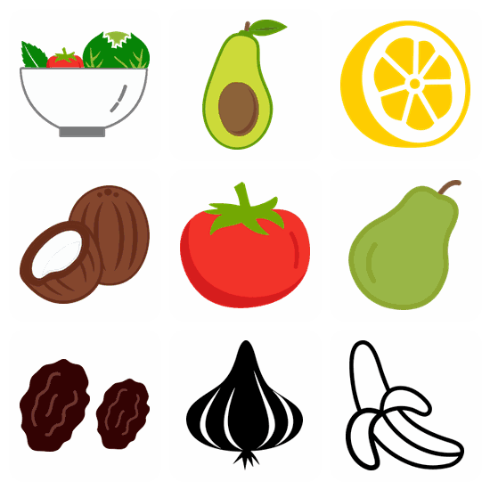 Vegan icon pack preview