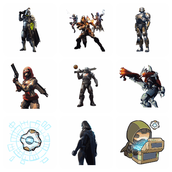 Destiny PNG pack preview