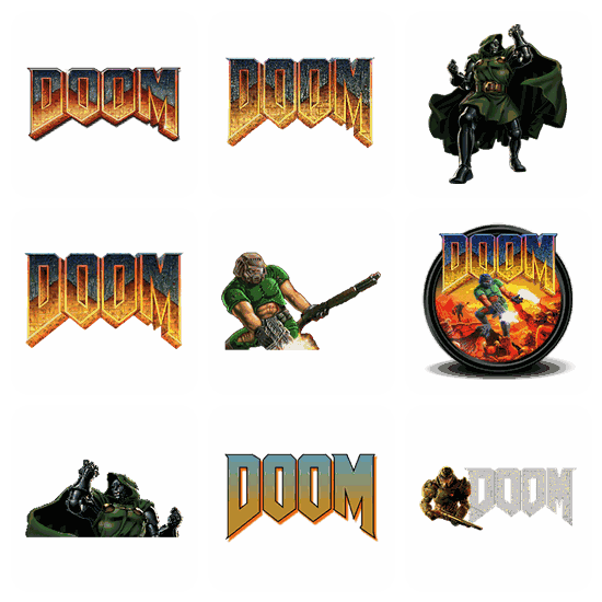 Doom PNG pack preview