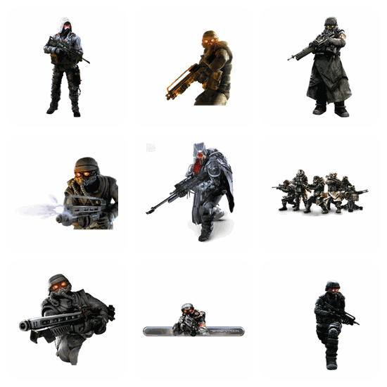 Killzone PNG pack preview