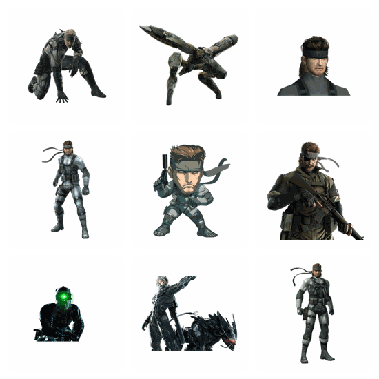 Metal Gear PNG pack preview