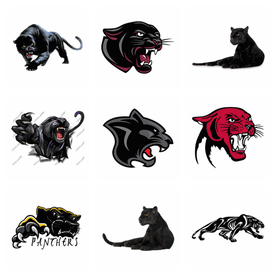 Panther PNG pack preview