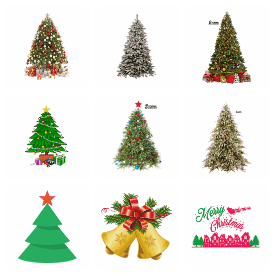 Tree PNG pack preview