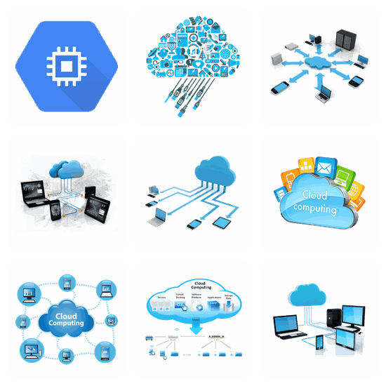 Cloud Computing PNG pack preview