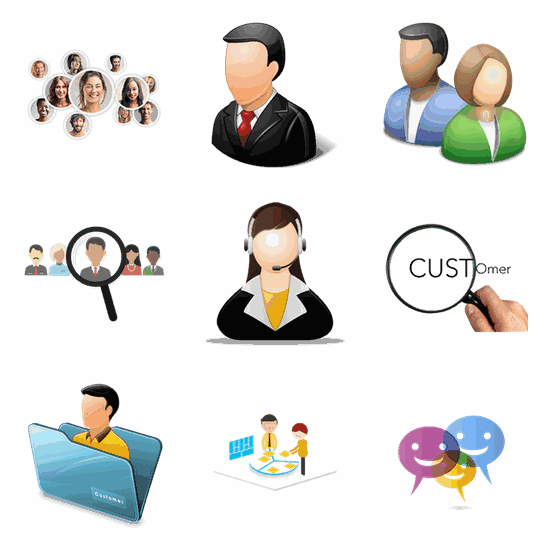 Customer PNG pack preview