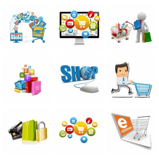 Ecommerce PNG pack preview