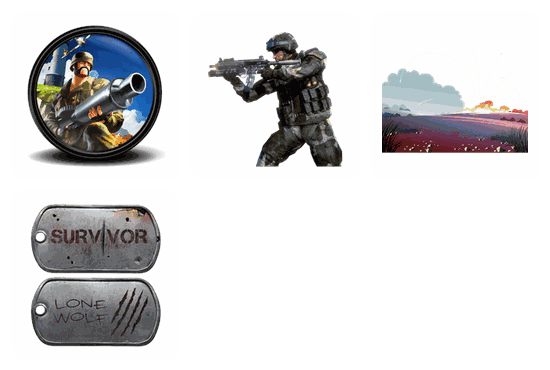 Battlefield PNG pack preview