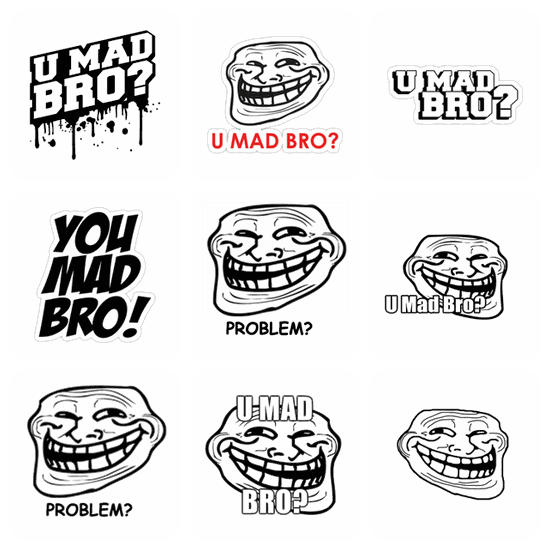 U Mad Bro PNG pack preview