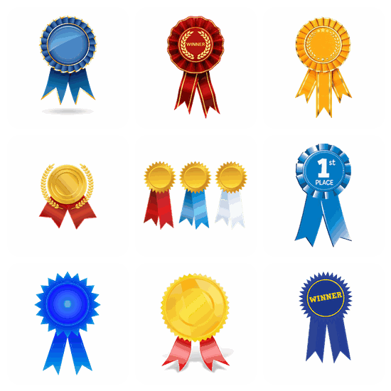 Winner Ribbon PNG pack preview