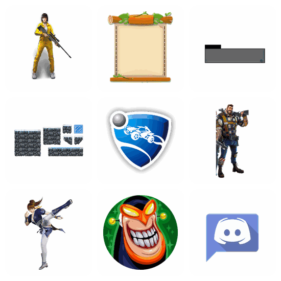 Game PNG pack preview