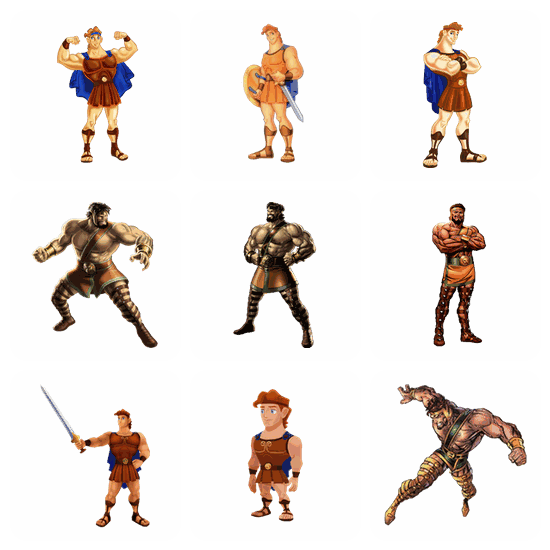 Hercules PNG pack preview