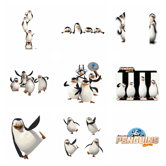 Penguins Of Madagascar PNG pack preview