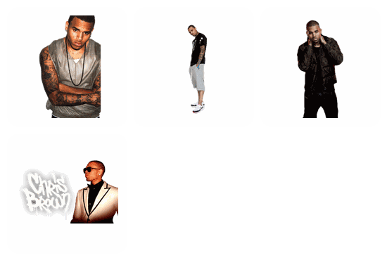 Chris Brown PNG pack preview