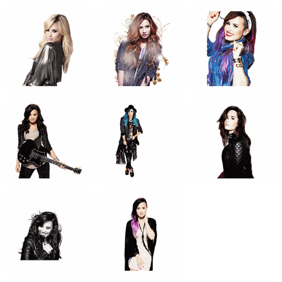 Demi Lovato PNG pack preview