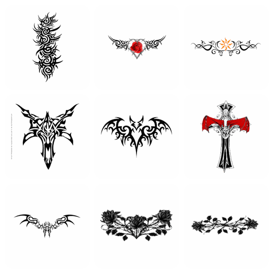 Gothic Tattoos PNG pack preview