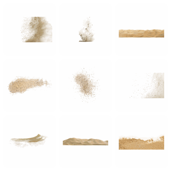 Sand PNG pack preview