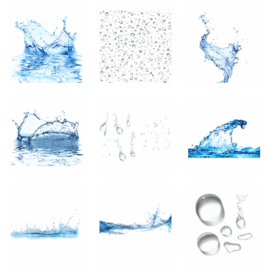 Water PNG pack preview