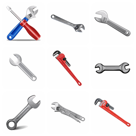 Wrench PNG pack preview